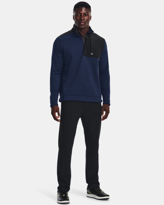 Men's UA Storm SweaterFleece ½ Zip, Blue, pdpMainDesktop image number 2
